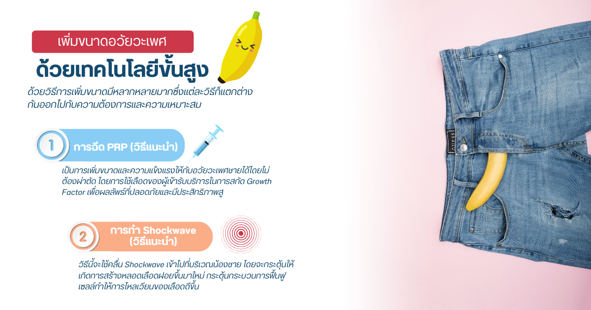 เพิ่มขนาดอวัยวะเพศชาย